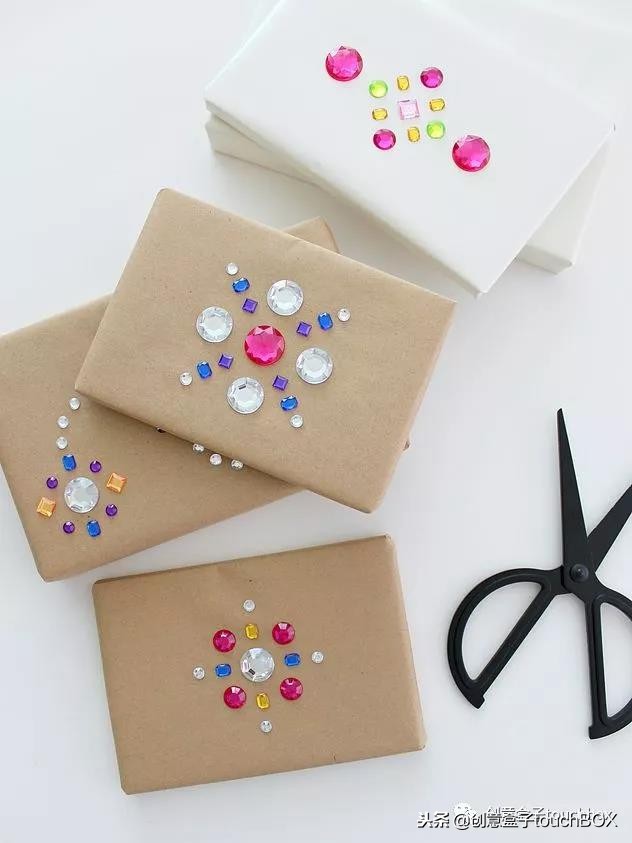 包装礼物的方法大礼盒,各种节日礼物盒卡纸