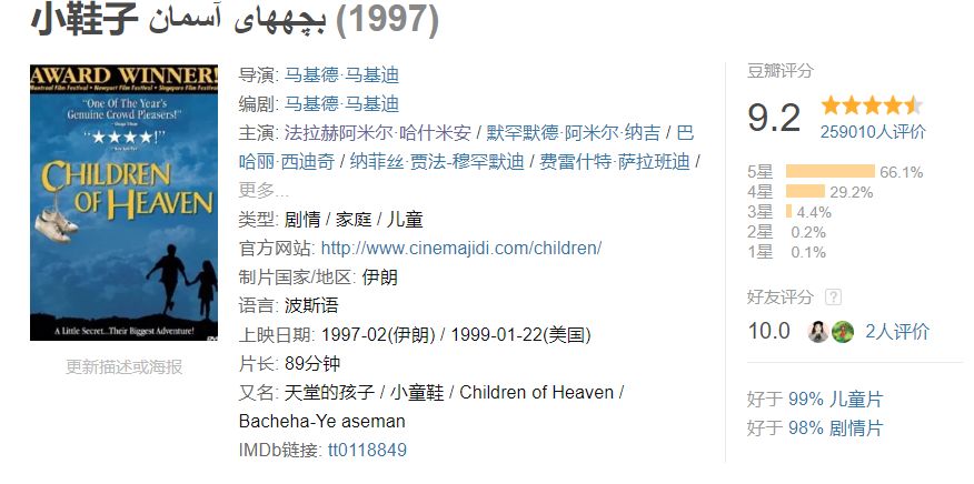 豆瓣评分电影排行榜top100,国产电影豆瓣9.0分以上的电影