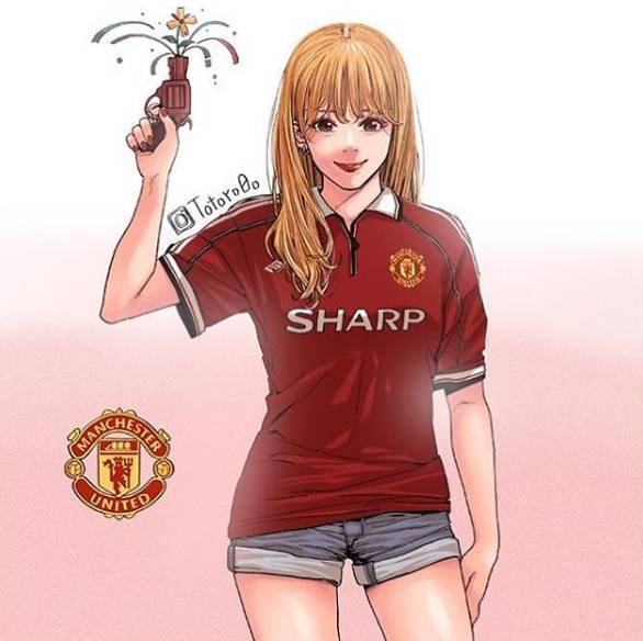 足球美女壁纸,足球漫画头像女