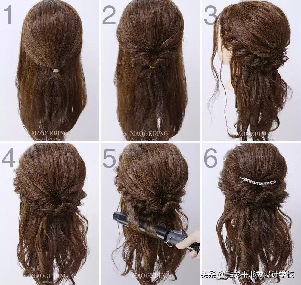 手把手教羊毛卷怎么扎,最好看的两种扎发