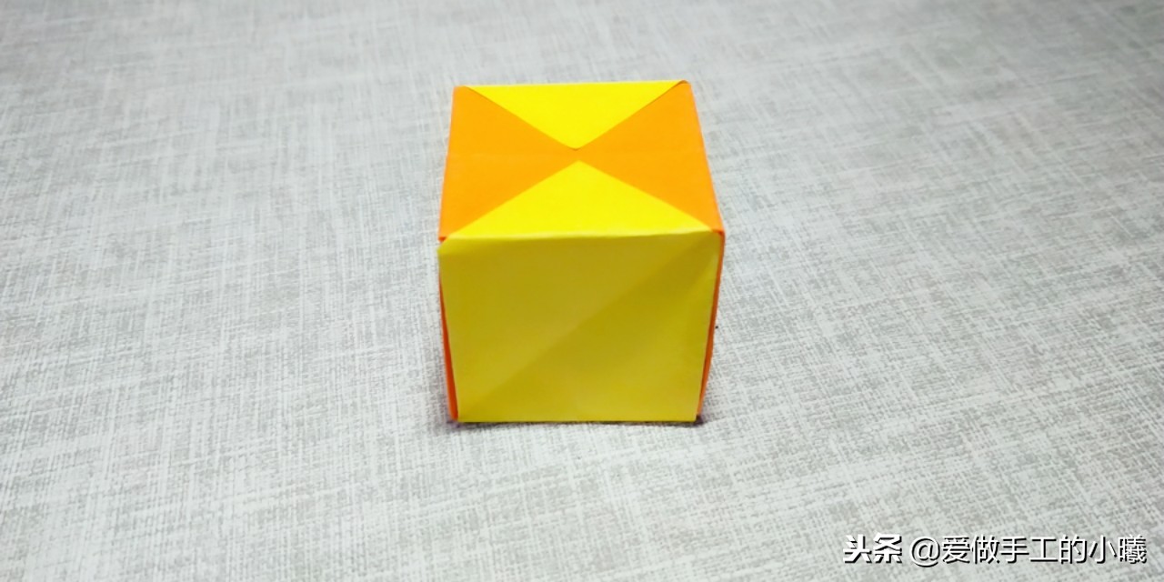 折纸魔法盒子教程,用折纸做的魔法盒子又简单又好玩