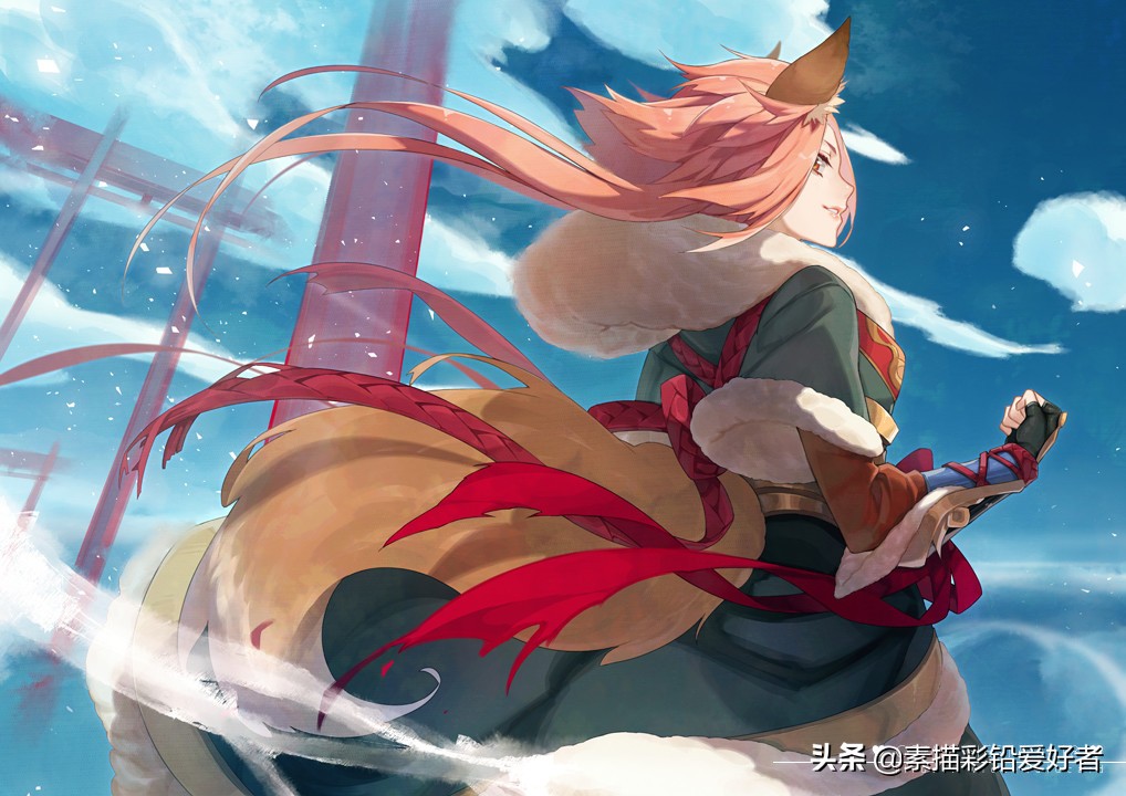 绘画素材|唯美二次元人物线稿，排线临摹练习