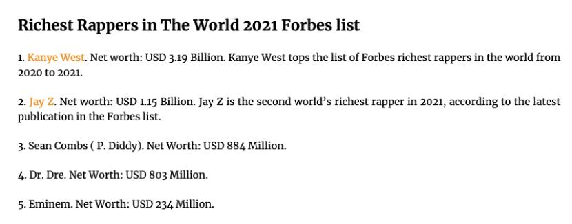 中国身价最贵的rapper,全球rapper身价