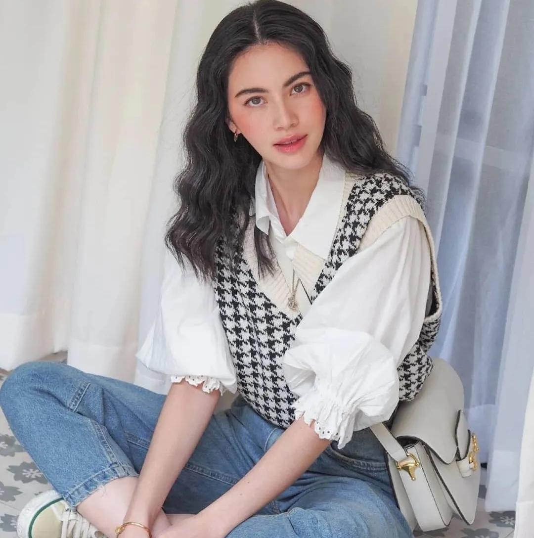 法式小众高级感小衫套装,超级好看的法式小衫