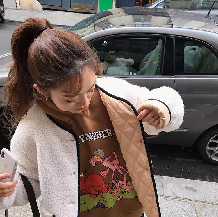 韩系欧尼风衣外套,韩国欧尼黑色大衣搭配