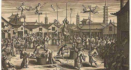 印度通天绳魔术完整版,印度古老神奇魔术通天绳