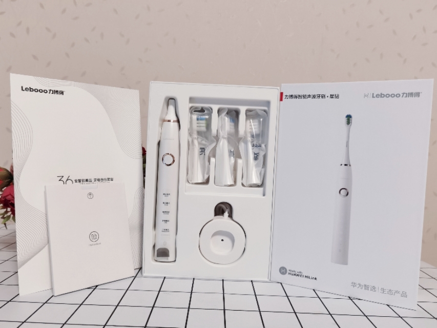 华为智选牙刷力博得评测,华为智选力博得星钻电动牙刷拆解