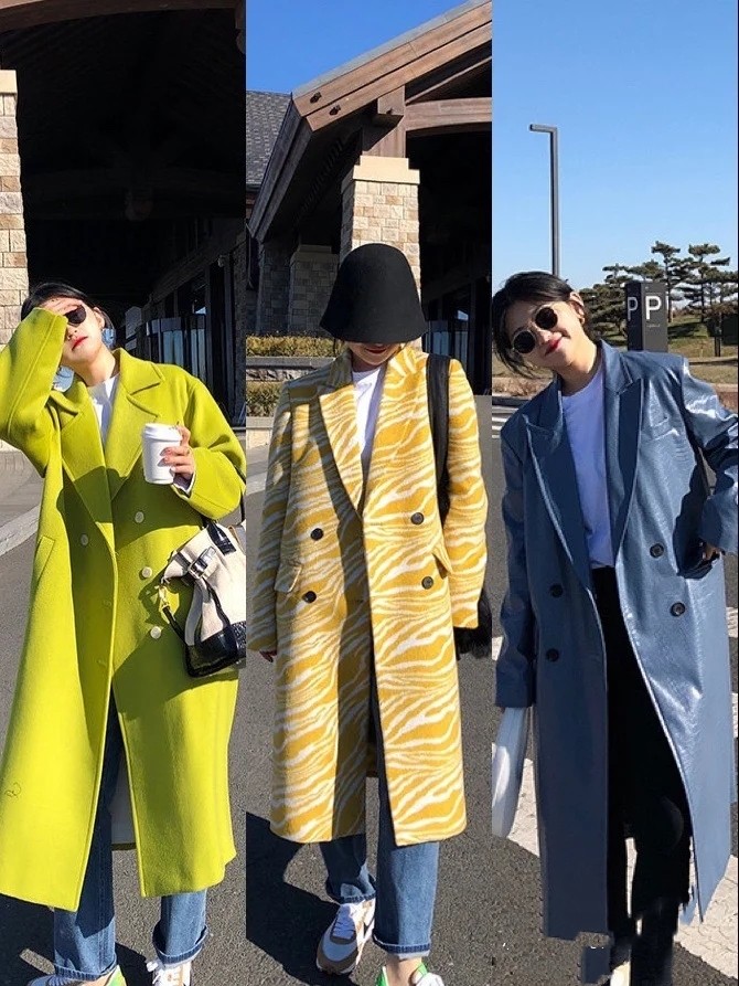 22套初秋洋气的韩系甜酷风穿搭,冬季不露腿韩系穿搭显瘦