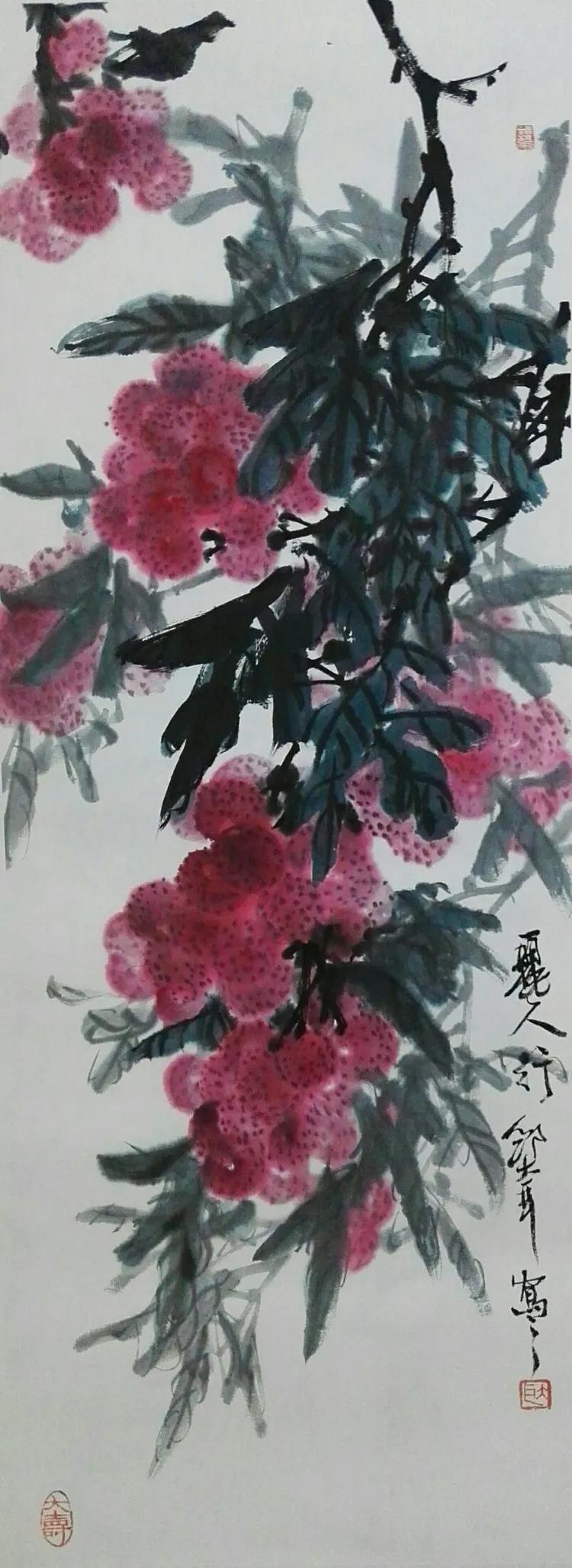 邹大耳写意画作品欣赏,邹大耳写意作品欣赏