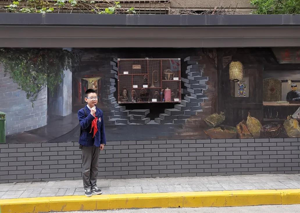 一墙一风景,一墙一景图