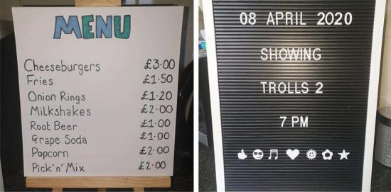 英国母亲在家为儿子生日复刻影院观影体验网友赞创意绝妙