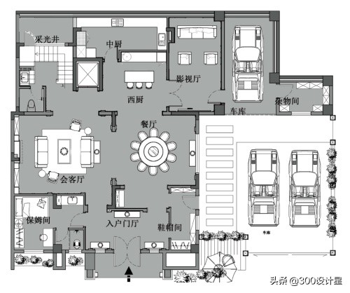 崔亮作品：重庆880㎡独栋别墅，自带320㎡后花园，美翻了