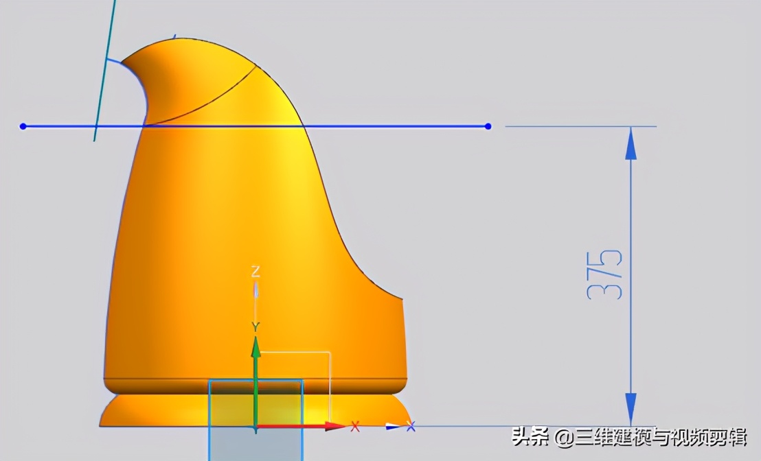 ug曲面之水龙头手把建模视频教程,ug12.0水壶要怎样画