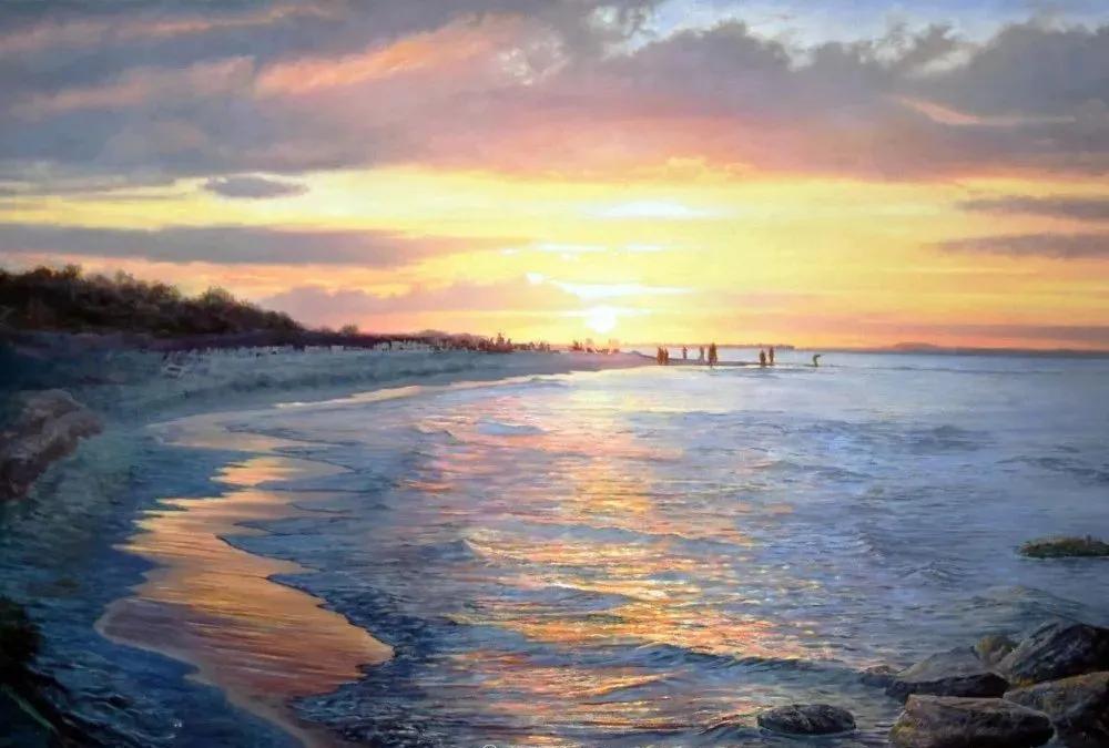 世界著名大师花卉油画,油画漂亮风景画