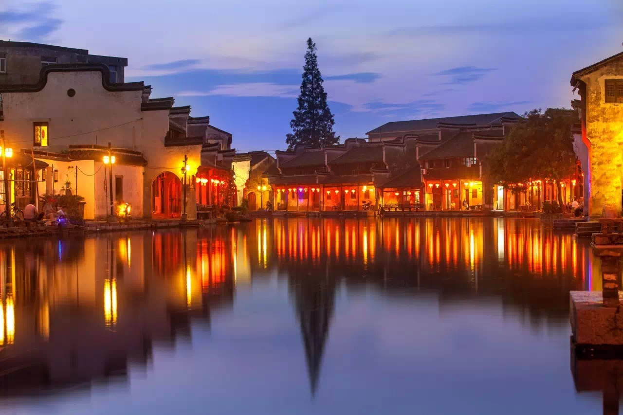 来看看乌镇的夜晚,南浔古镇白天和夜晚不一样的美