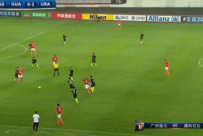 塔利斯卡恒大首秀集锦,塔利斯卡恒大三叉戟