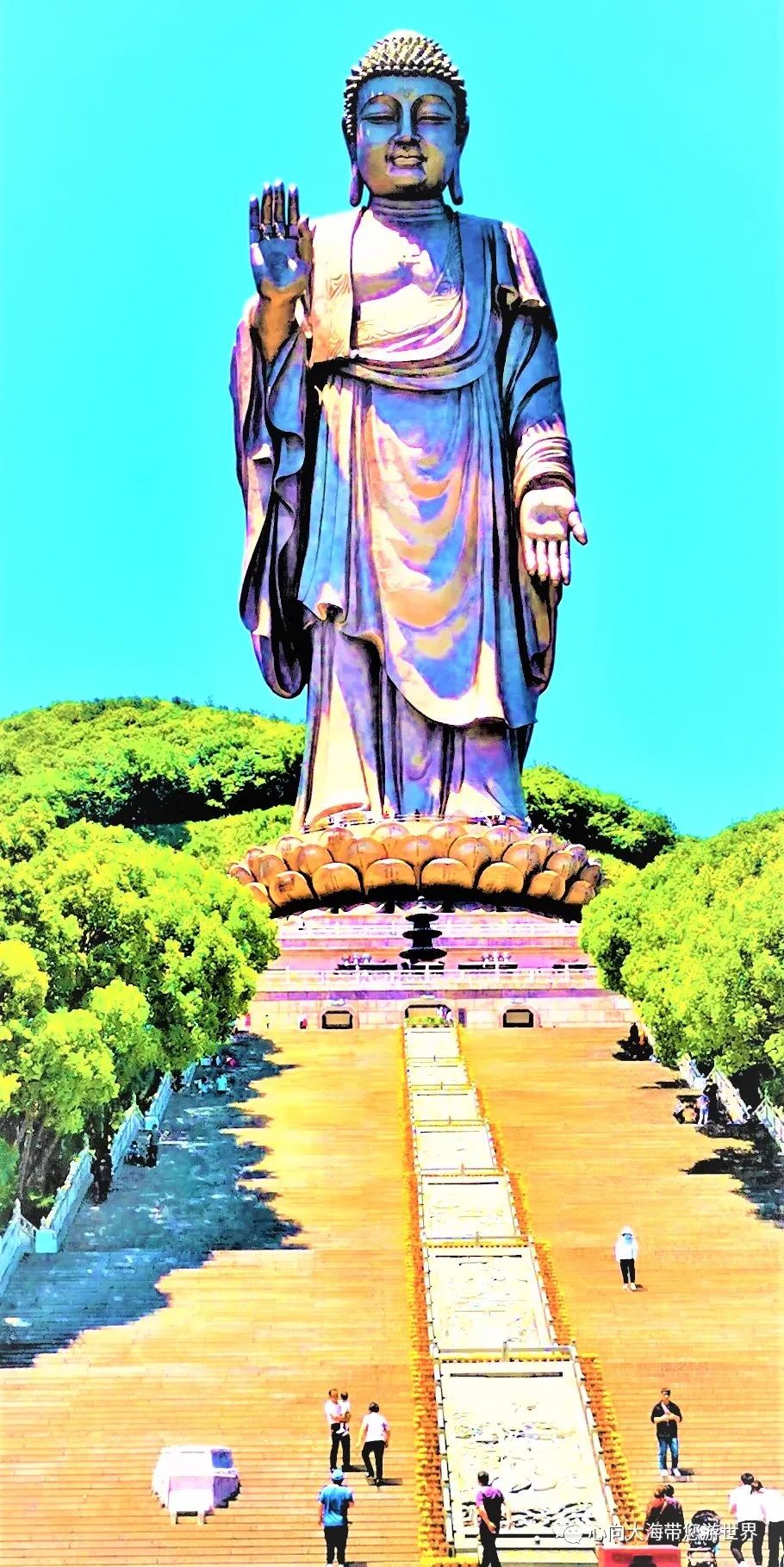 灵山大佛拜佛视频,灵山大佛震撼视频