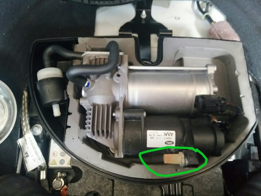 路虎揽胜悬挂漏气如何处理,路虎揽胜报举升故障