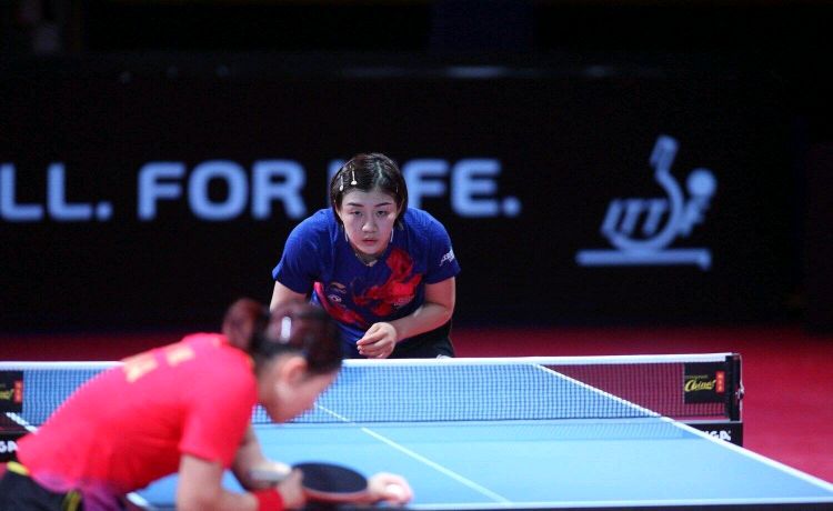 陈梦香蕉,陈梦刘国梁比赛