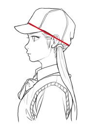 画帽子教程鸭嘴帽,帽子有帽舌怎么画又简单又好看