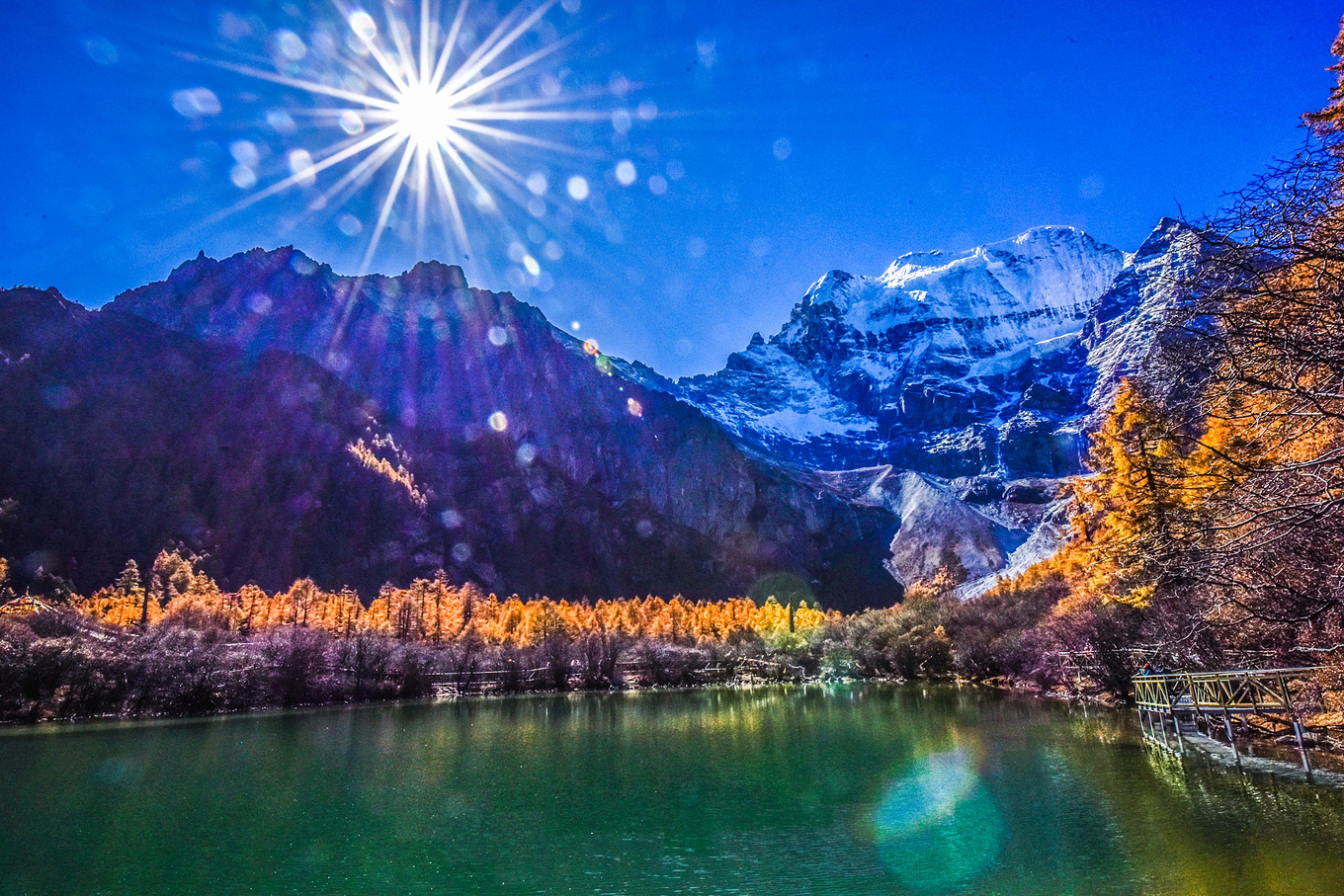 四川甘孜的亚丁稻城,四川稻城亚丁蓝色星球上的净土