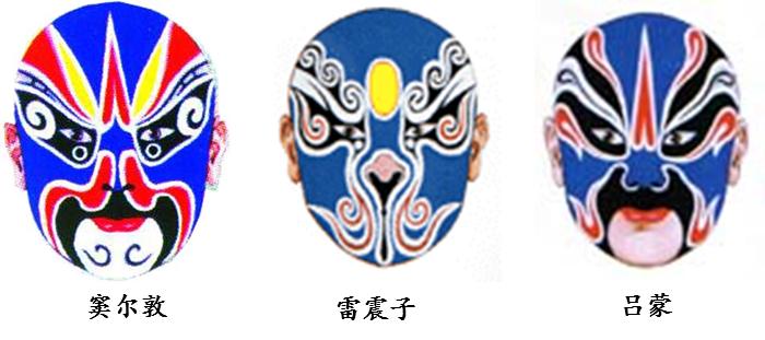 关于如何识脸谱,京剧脸谱看人物