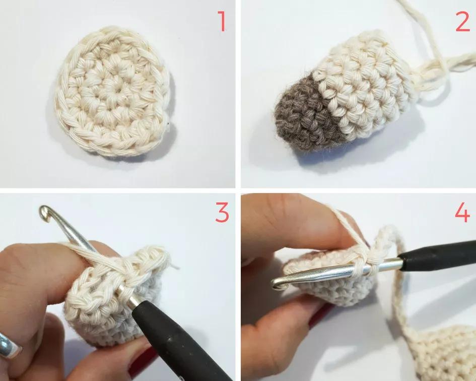 钩针超简单教程,钩针编织各种花朵饰品教程