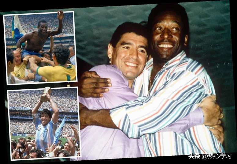 足球界马拉多纳的光辉时刻,足球庆祝动作致敬马拉多纳