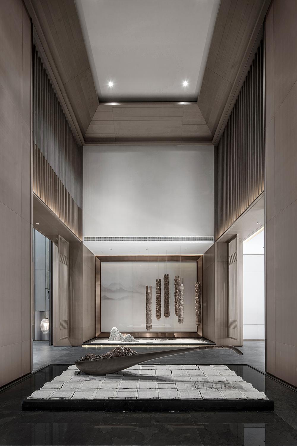 SIDW·案例丨吴文粒：2500㎡中式售楼处，足以游目骋怀