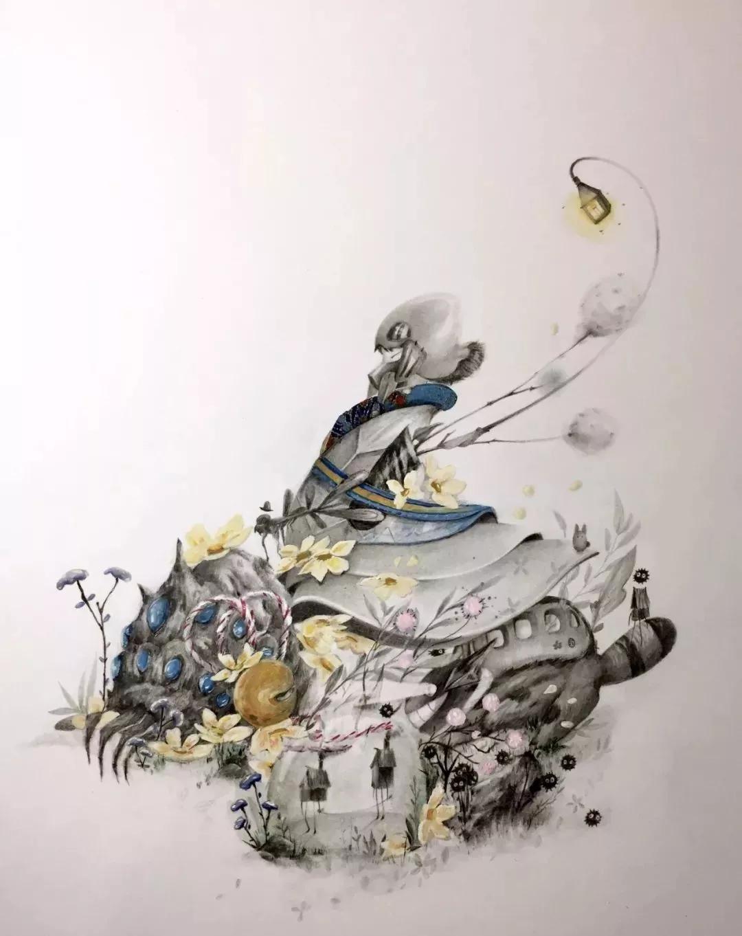 全球50位艺术家致敬宫崎骏作品