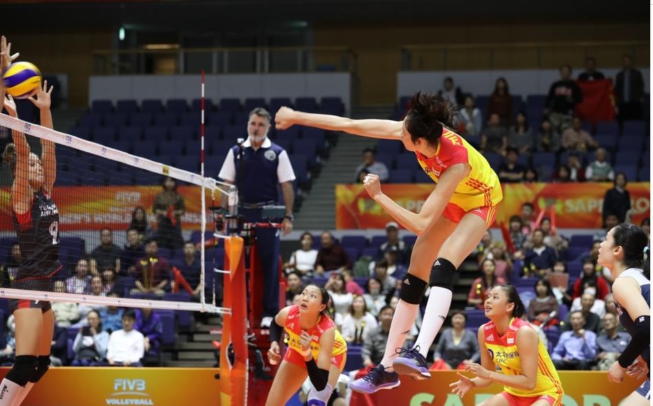 朱婷高燃视频,朱婷扣球爆燃视频