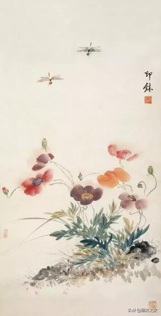 100幅国画花鸟作品,国画名家经典花鸟40幅一次看过瘾