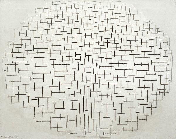 蒙德里安的线条画,蒙德里安逻辑方块技巧