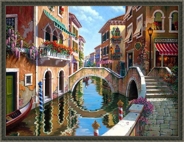 精美绝伦的世界顶级的风景油画,诗情画意的山水油画方形