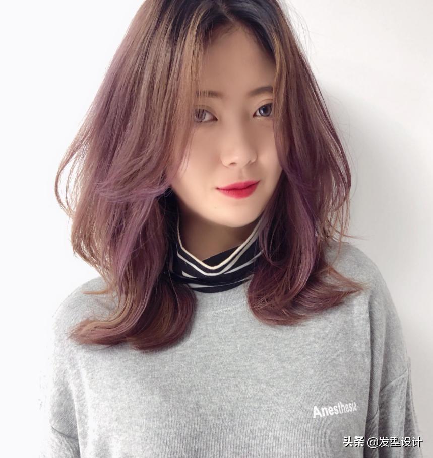 中长发发型免打理造型,中长发披发发型理发店