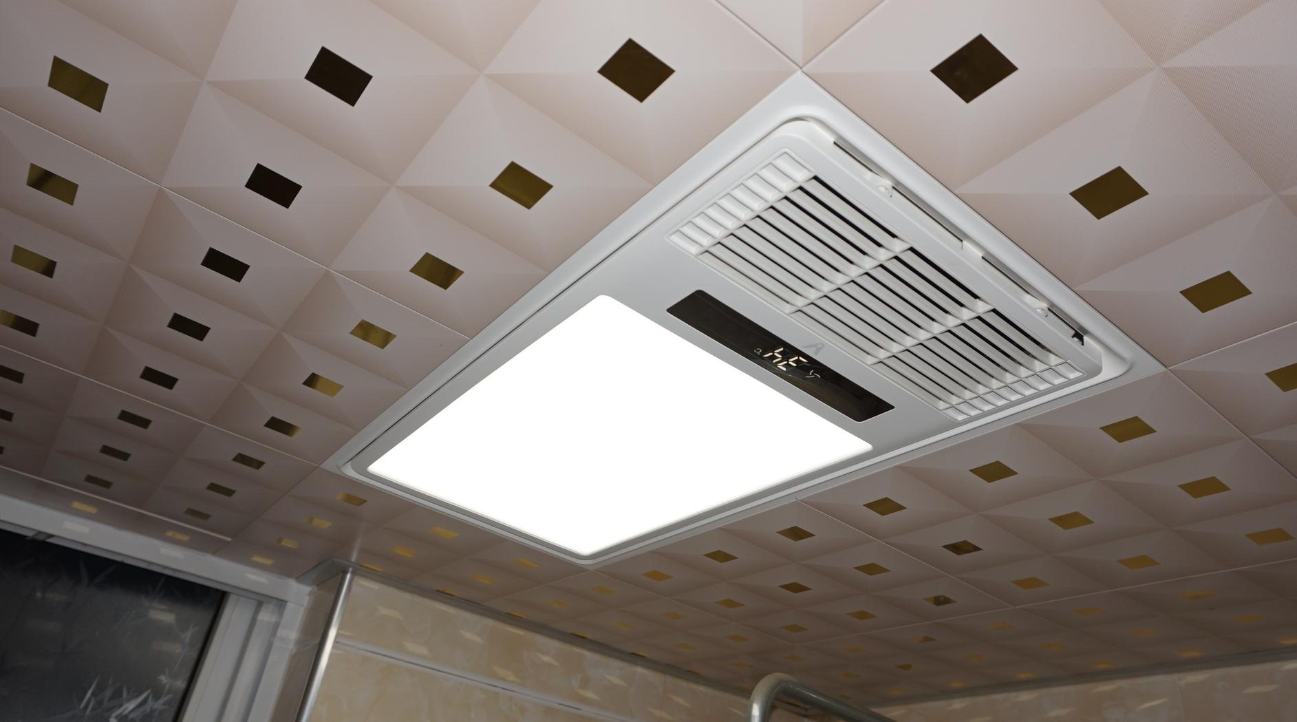 云米互联网多功能浴霸,云米互联网浴霸风暖版拆解