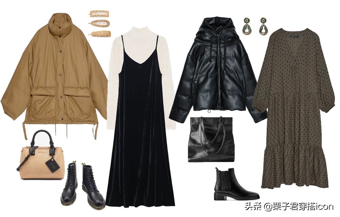凛冬将至穿搭,短款羽绒服秋冬高级感穿搭
