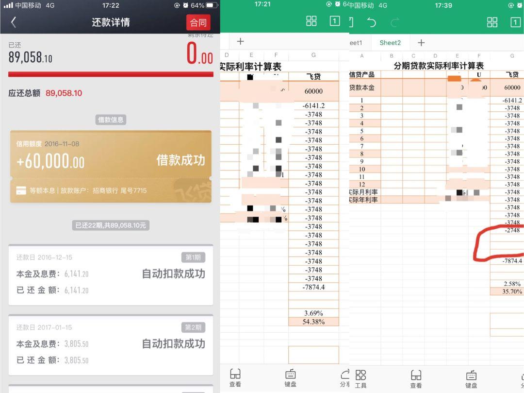 不给权限不让用的飞贷：被点名后未整改借6万2年利息近3万