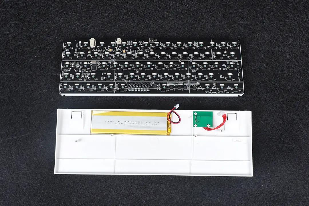 nj68机械键盘拆解,keydousnj81键盘评测