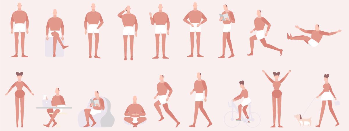 插画组件库用途,插画人物组件化