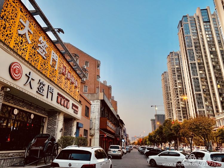 洛阳涧西路边街景,洛阳滨河北路图