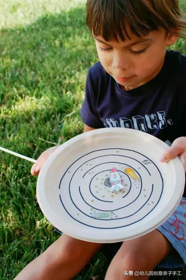 二十四节气纸盘手工制作春分,一次性纸盘手工制作大全视频