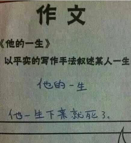 最懒小学生造句完整版,最懒小学生搞笑的造句