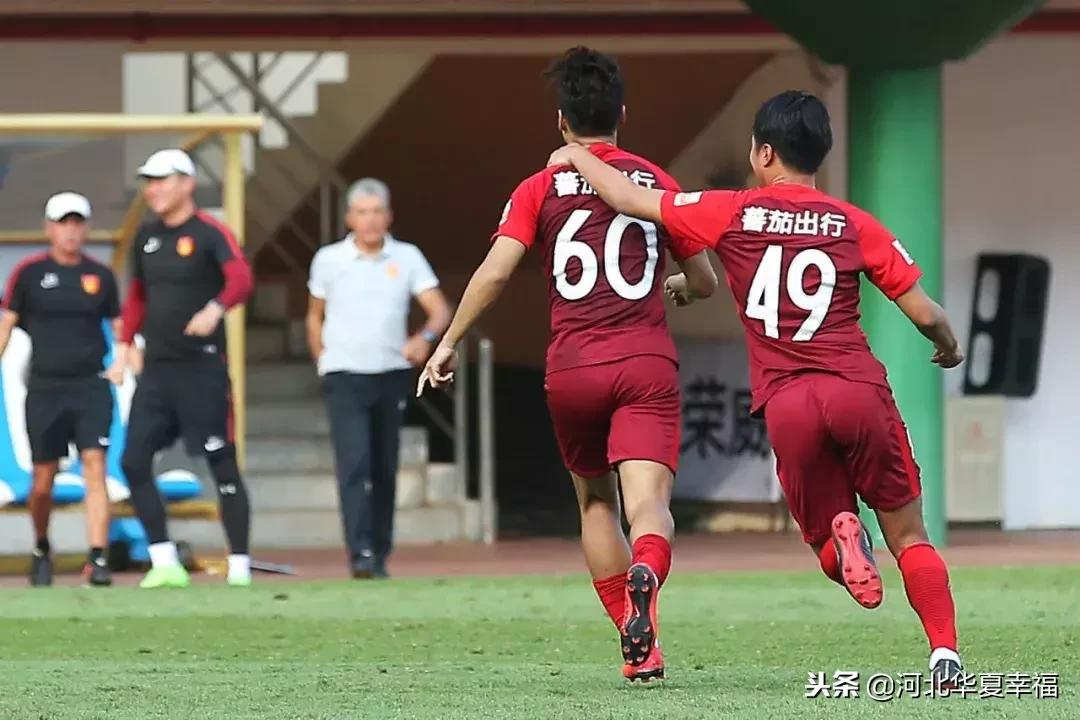 广州富力vs河北华夏幸福2比2,张利峰进球