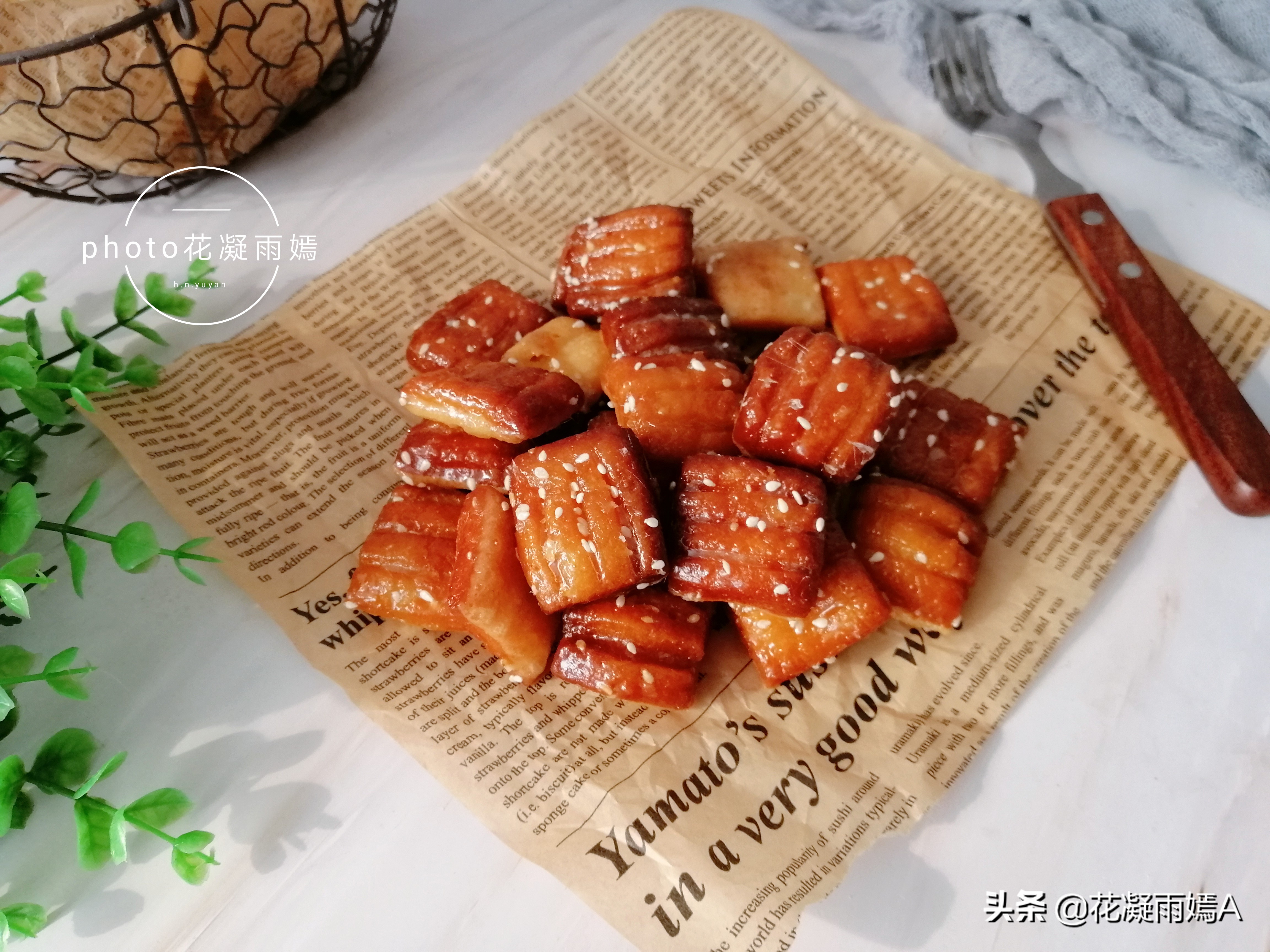 北方美食蜜三刀怎么做,家庭自制蜜三刀点心