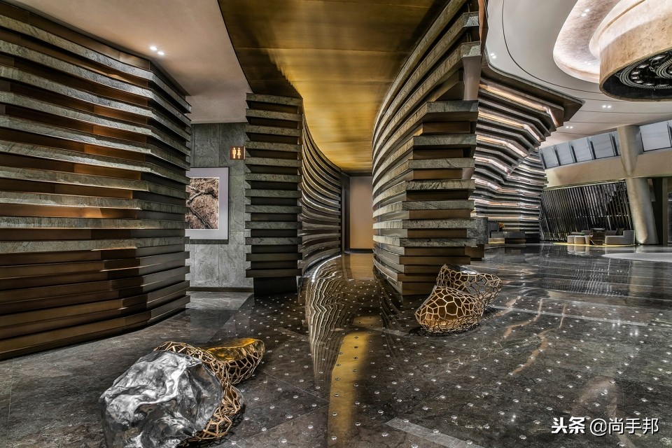 深坑洲际酒店设计效果图,援沪上海深坑世茂洲际酒店