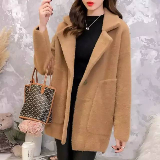 水貂绒外套穿搭冬季,水貂绒外套搭配保暖