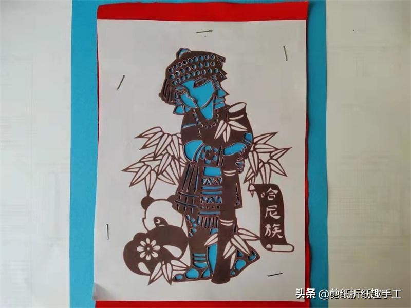哈尼族剪纸视频,哈尼族图腾手工剪纸教程