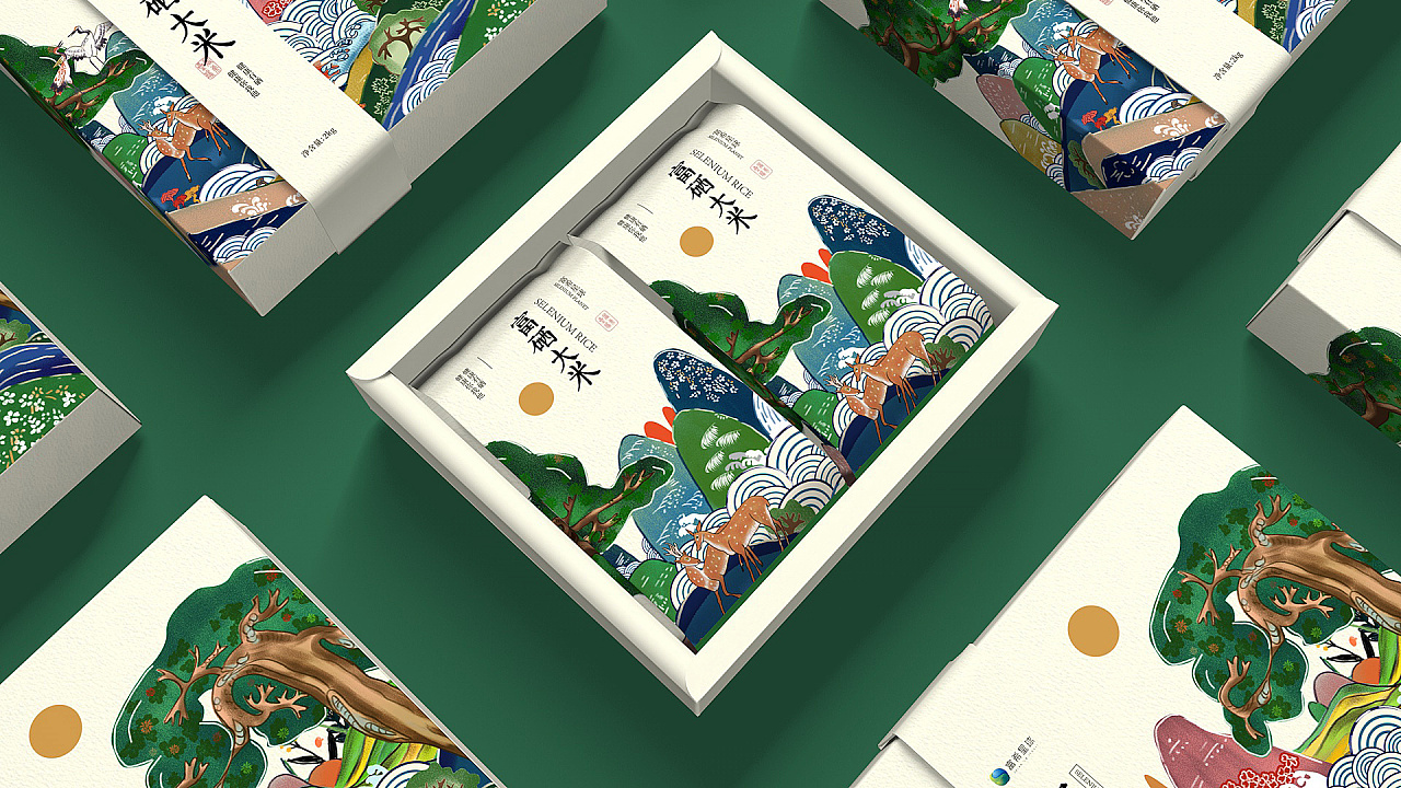 高端大气的大米包装,最高档的大米包装