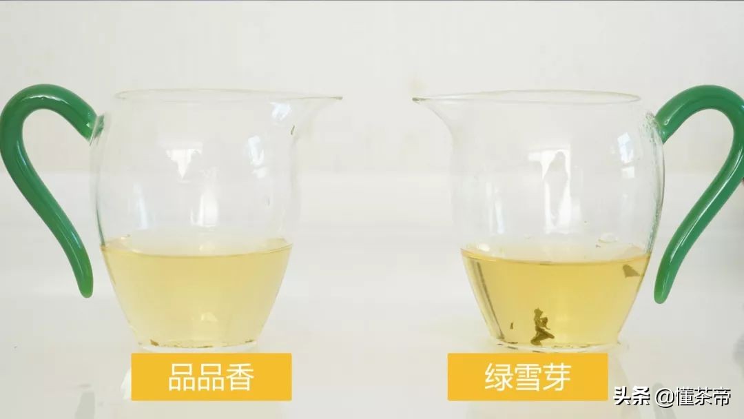 品品香和绿雪芽的老白茶哪个好,白茶测评